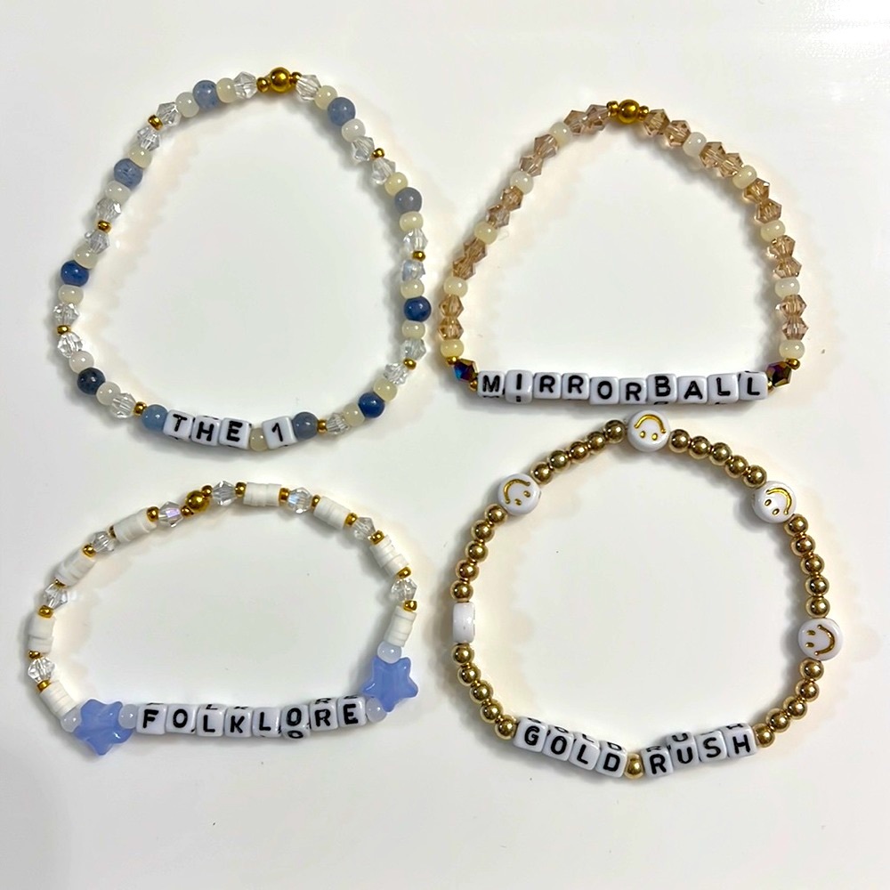 Taylor Swift Folklore Inspired Bracelet Stack